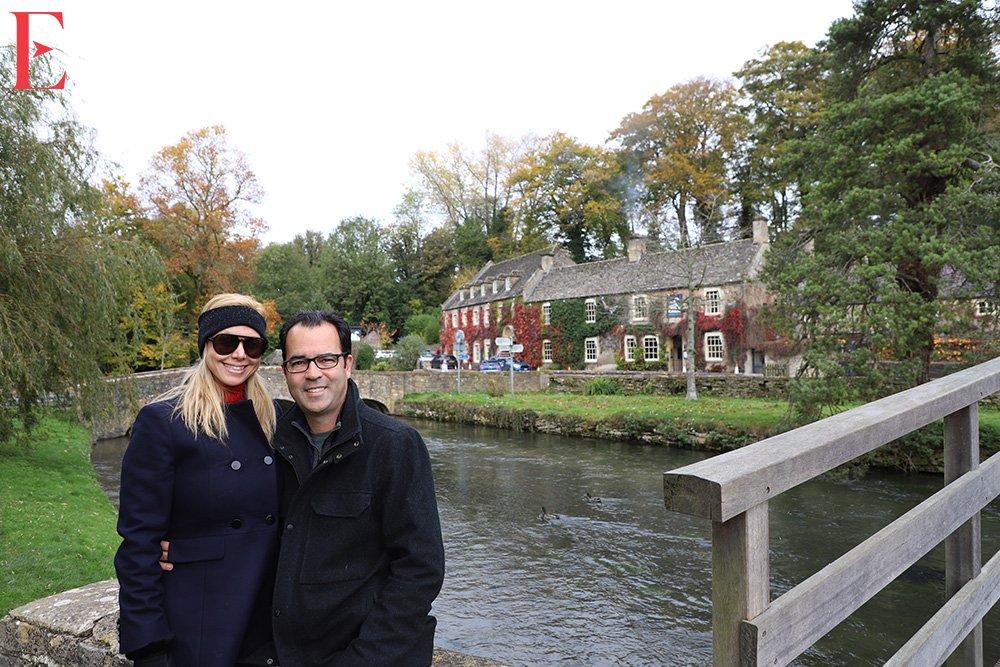 Danitza and Esteban at Bibury