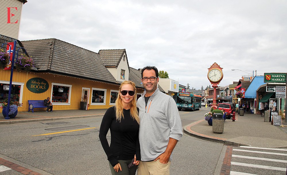Danitza and Esteban at Mainstreet Poulsbo