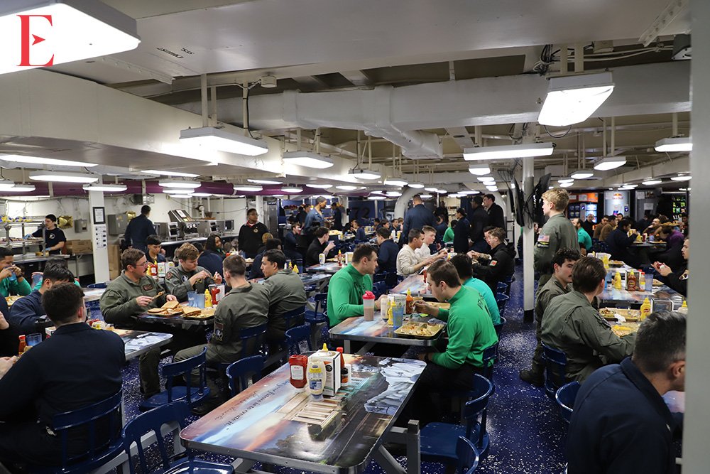 Distinguished Visitor on the USS Abraham Lincoln