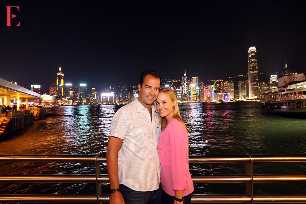 Esteban and Danitza Villanueva Hong Kong