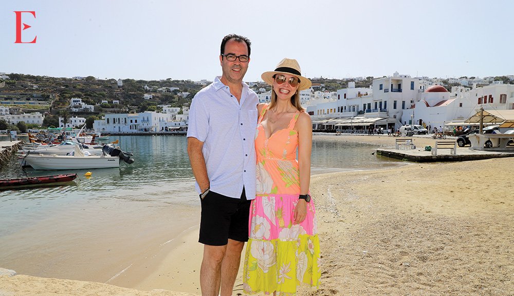 Esteban and Danitza at MYKONOS