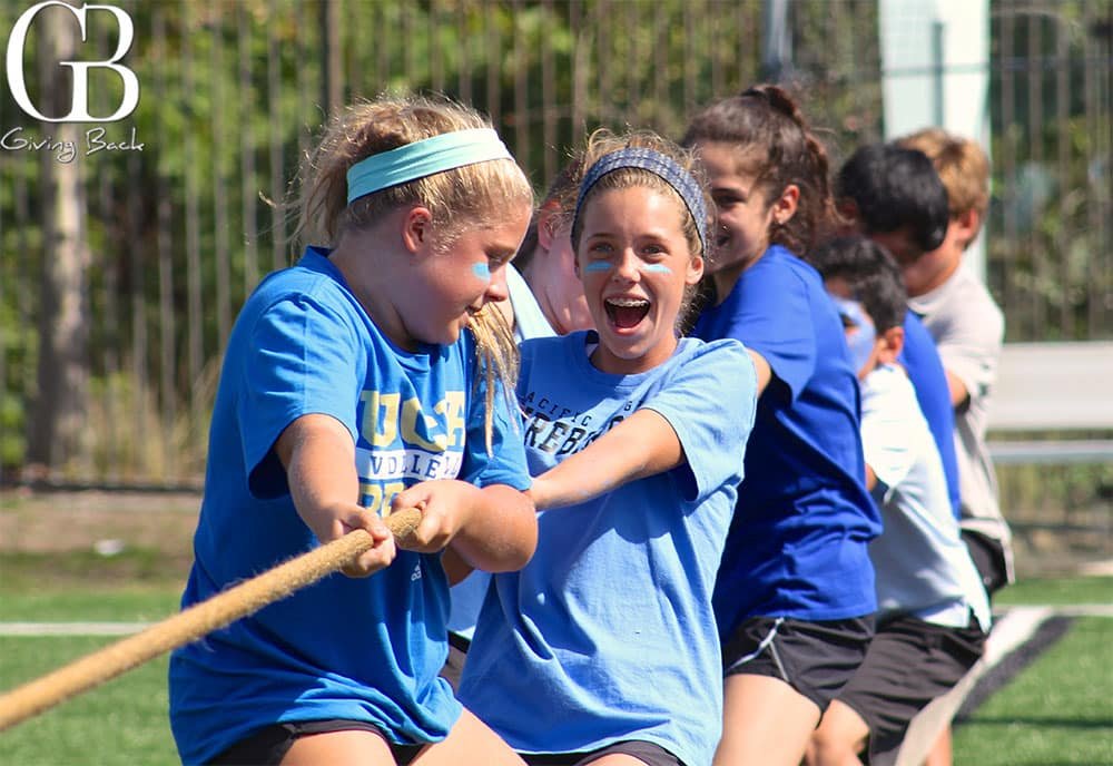 Having fun at Summer Camp