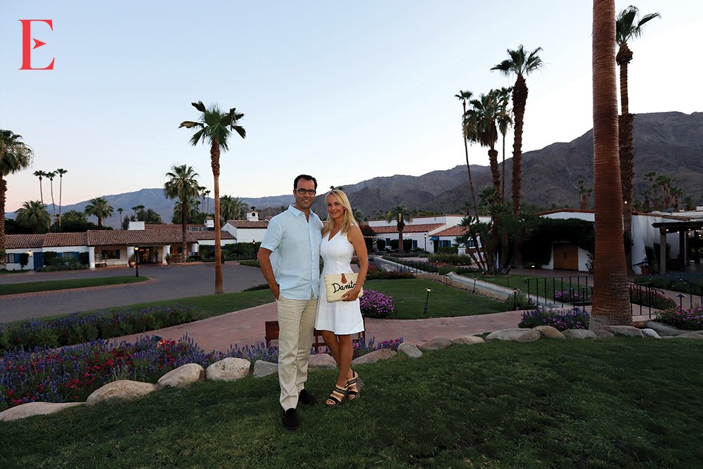 Publishers Esteban and Danitza Villanueva at La Quinta