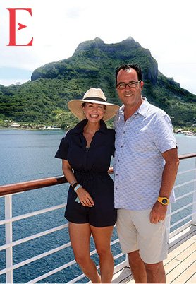 Danitza and Esteban at Bora Bora