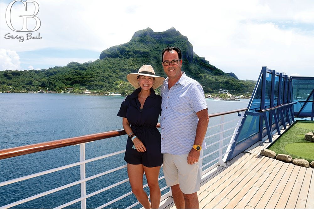 Danitza and Esteban at Bora Bora