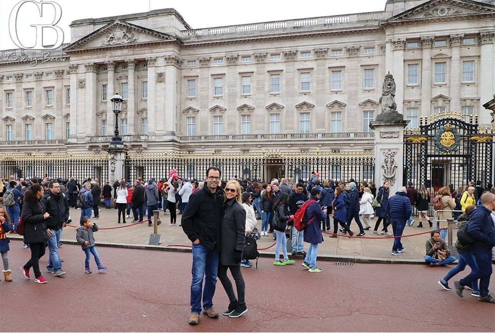 Esteban and Danitza at Buckingham Palace