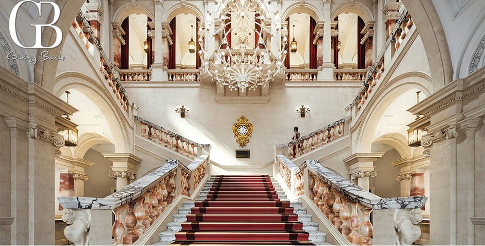 Grand Staircase at Raffles London at the OWO