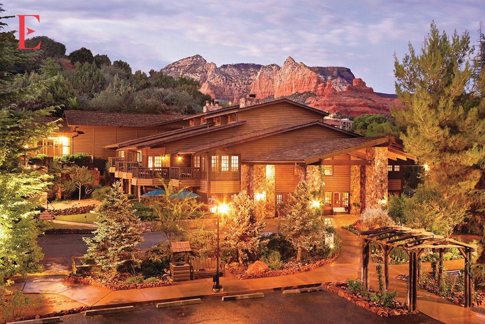 Dusk at L'Auberge de Sedona