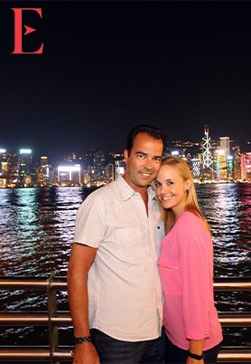 Esteban and Danitza Villanueva Hong Kong
