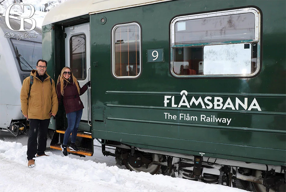 Esteban and Danitza at The Flam Railway