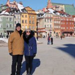 Esteban and Danitza at Plac Zamkowy